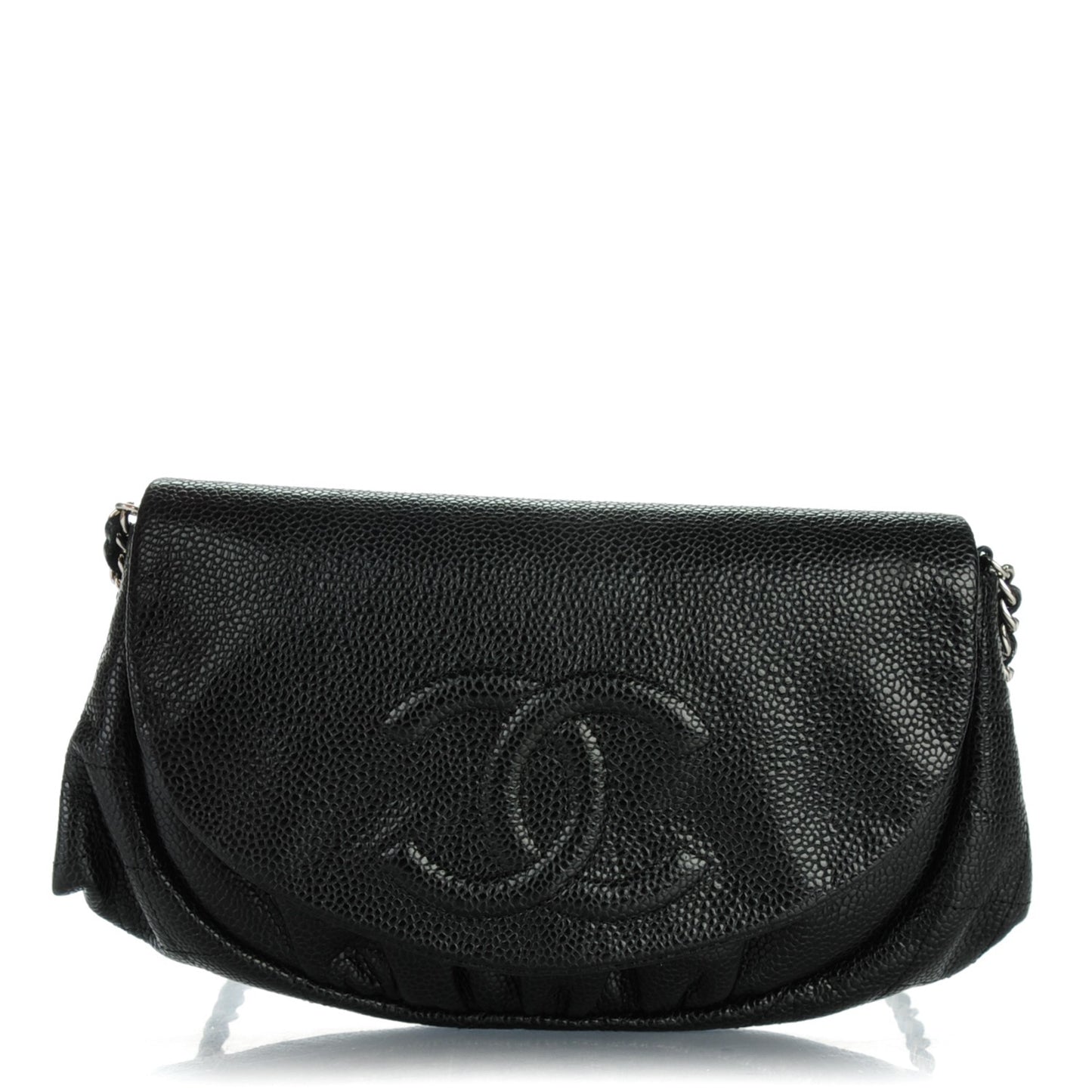 Caviar Half Moon Wallet On Chain WOC Black