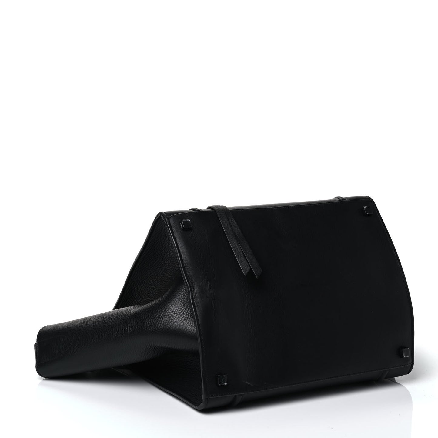Supple Calfskin Medium Phantom Luggage Black