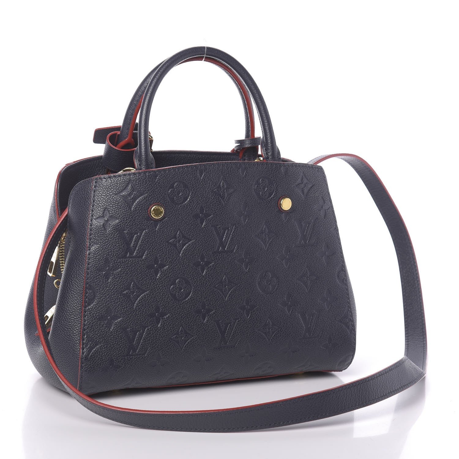 Louis Vuitton Empreinte Montaigne BB Marine Rouge 3 of 9