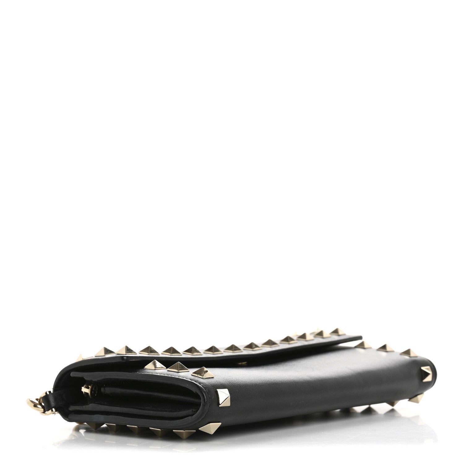Valentino Garavani Nappa Rockstud Wristlet Clutch Black 4 of 15