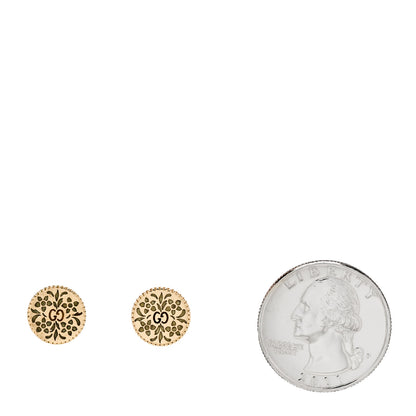 Gucci 18K Yellow Gold Enamel Icon Blooms Earrings 2 of 4