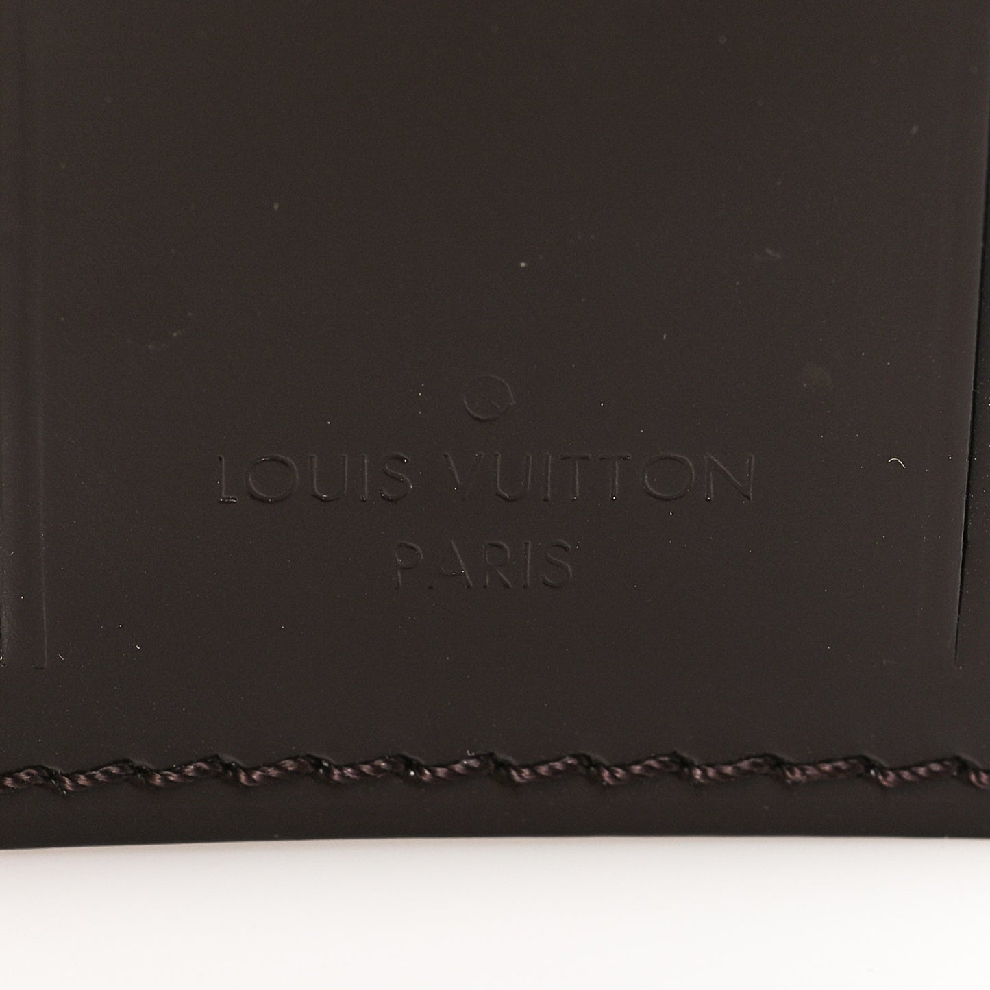 Calfskin Luggage Tag Ebene