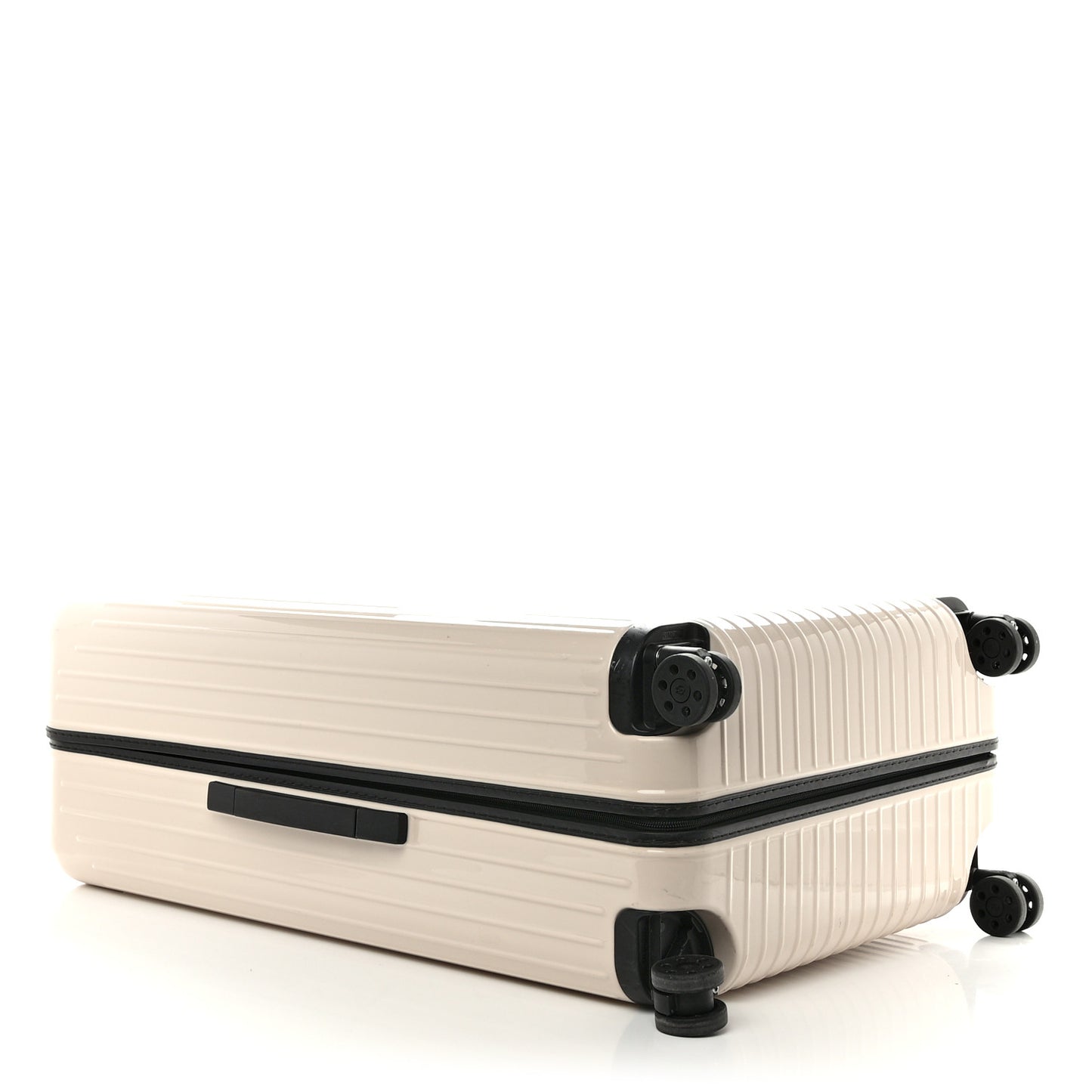 Gloss Polycarbonate Essential Lite Check-In L Ivory Beige