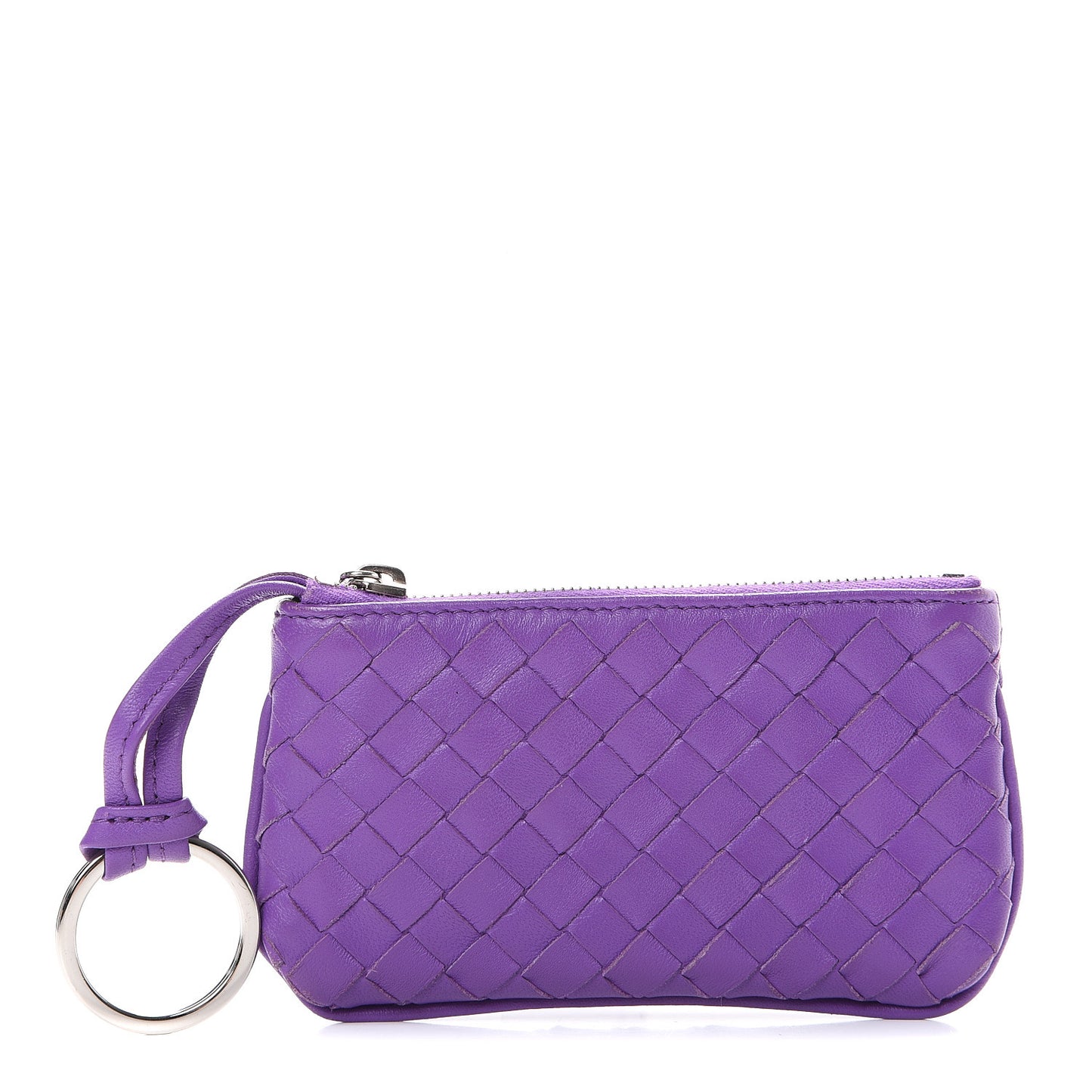 Nappa Intrecciato Key Case Byzantine