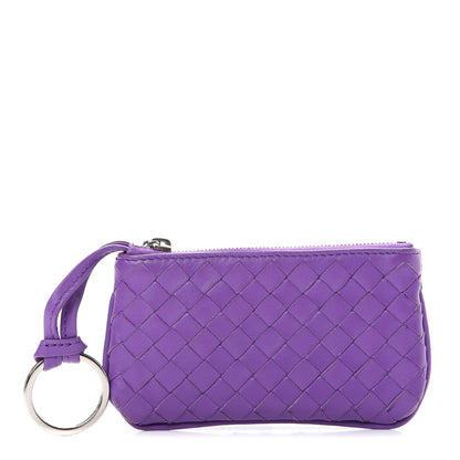 Bottega Veneta Nappa Intrecciato Key Case Byzantine 1 of 7
