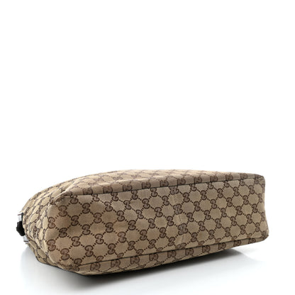 Gucci Monogram Medium Horsebit Chain Hobo Dark Brown 3 of 10