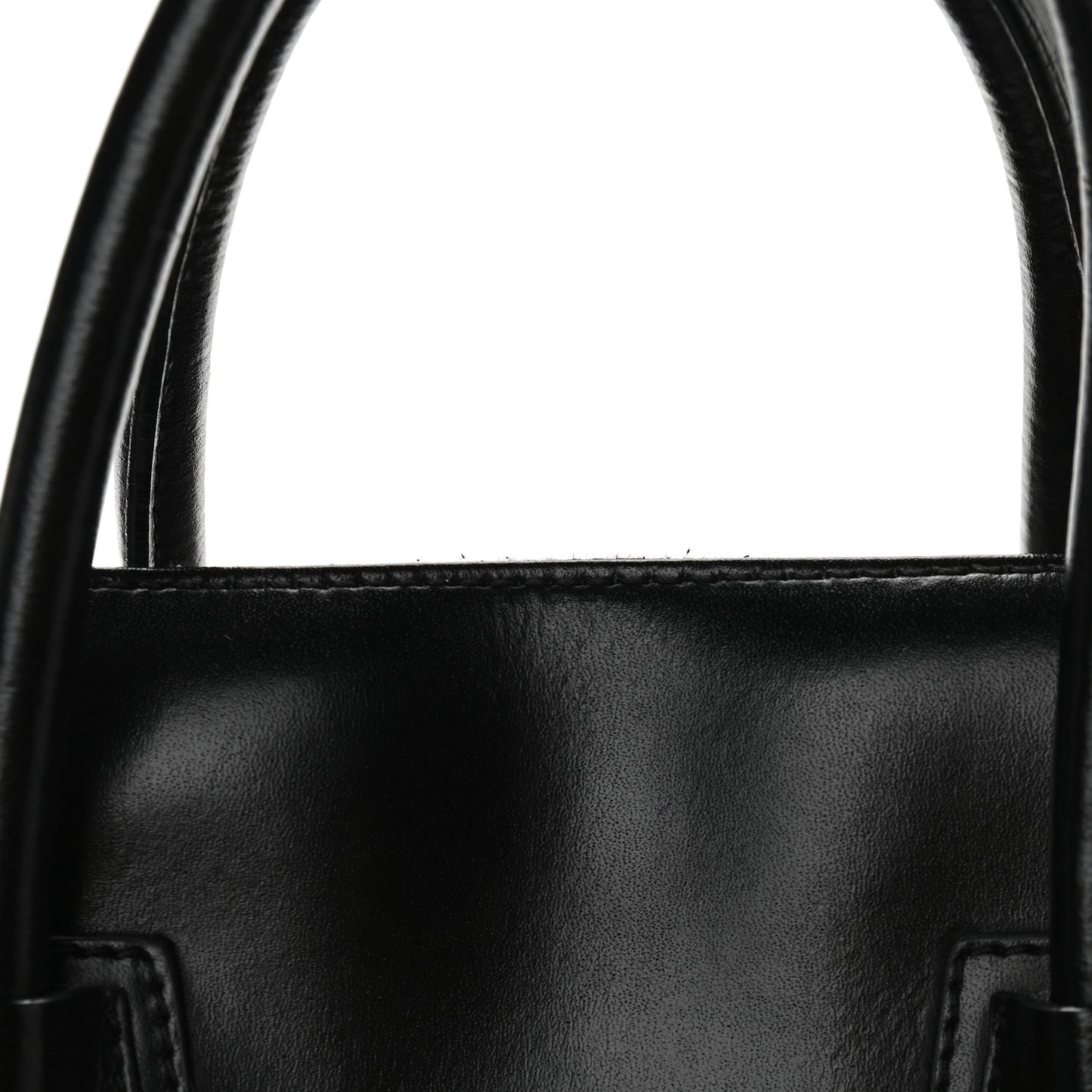 Shiny Lord Calfskin Medium Antigona Black