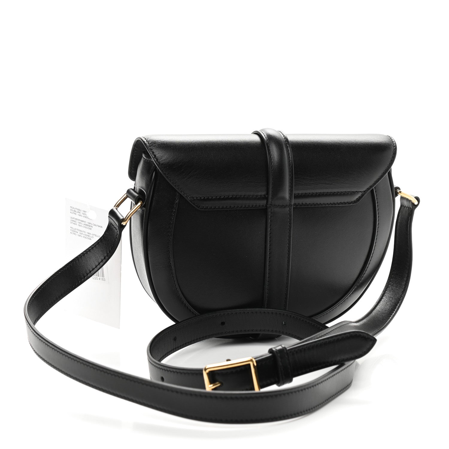 Celine Satinated Calfskin Besace Small 16 Black 3 of 8