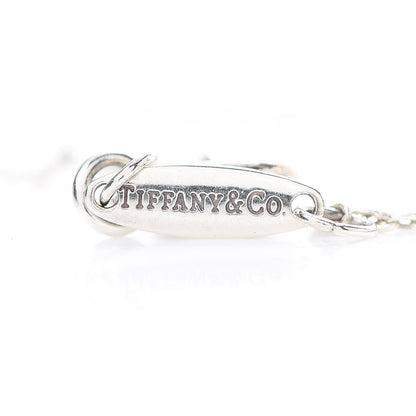 Tiffany Sterling Silver Diamond .05ct Elsa Peretti Diamonds by the Yard Pendant Necklace 4 of 8