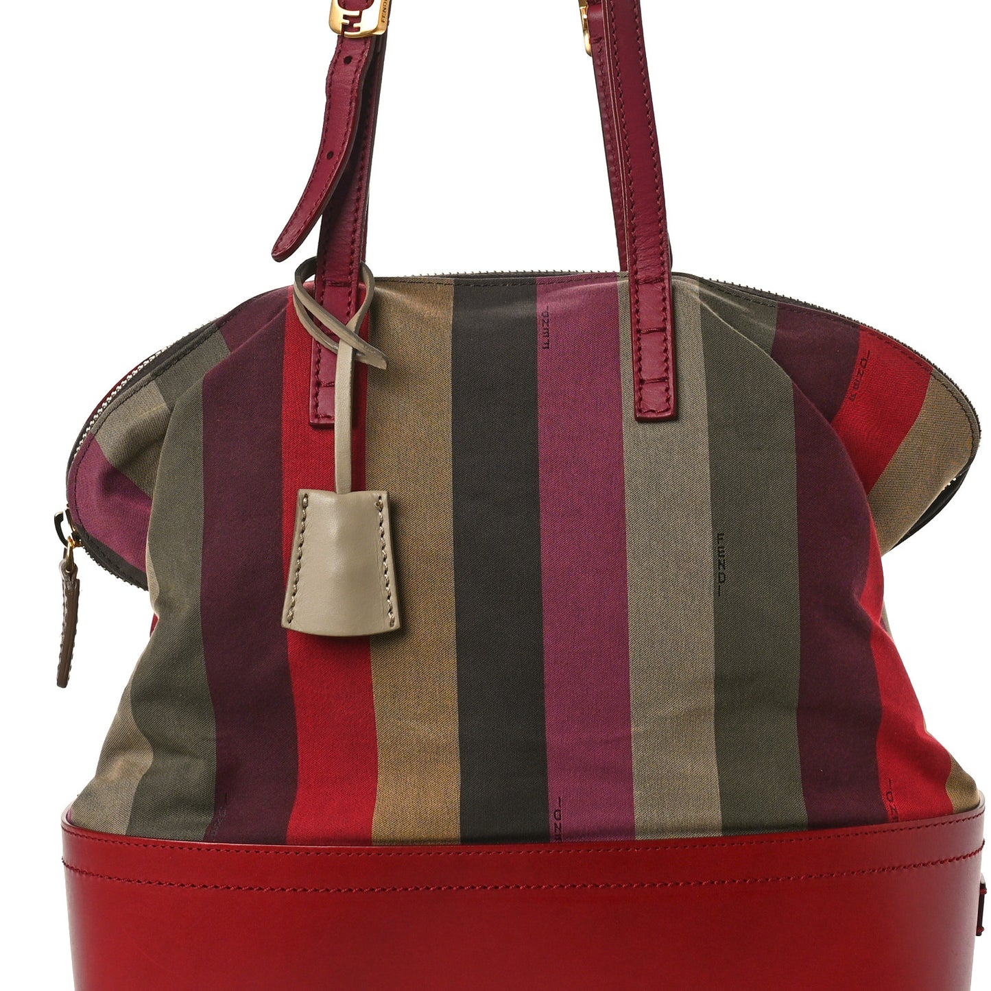 Pequin Striped 2Bag Bordeaux Multicolor Tobacco Lampone
