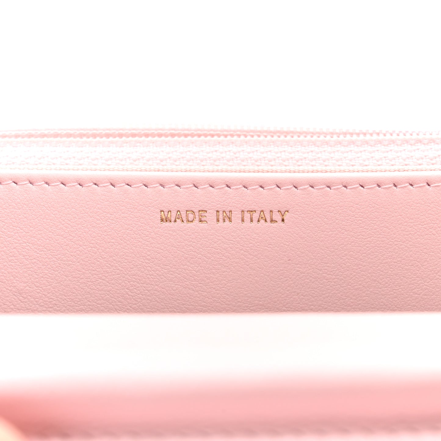 Caviar Quilted Crystal CC Wallet On Chain WOC Light Pink
