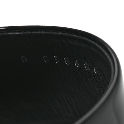 Chanel Patent Calfskin CC Mules 37.5 Black White 10 of 11