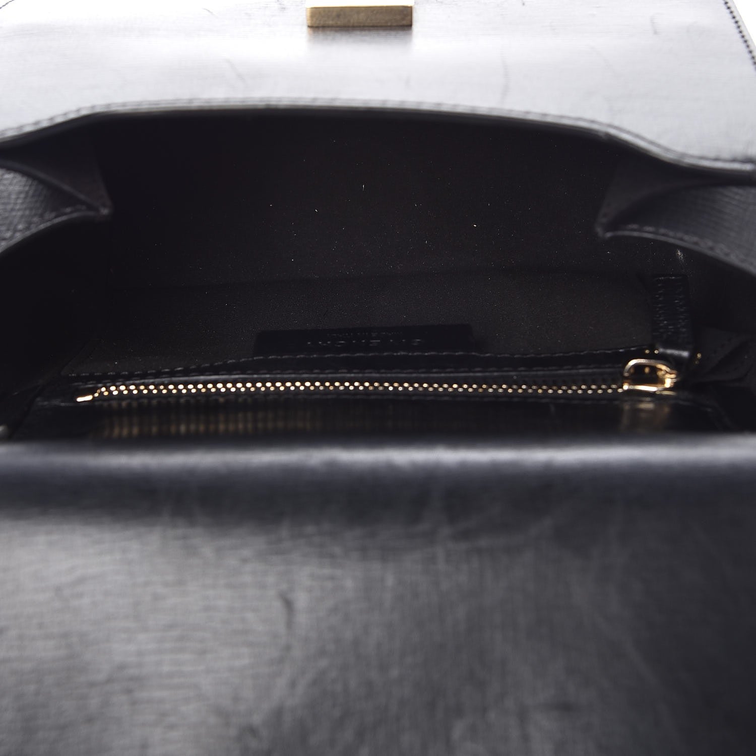 Givenchy Textured Calfskin Mini Pandora Box Chain Crossbody Bag Black 5 of 10