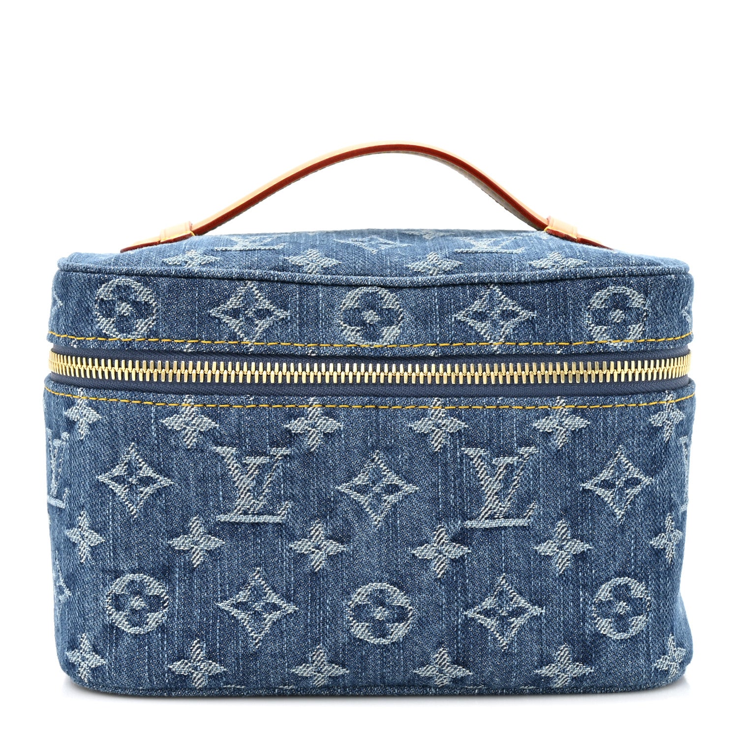 Louis Vuitton Monogram Denim Nice Mini Vanity Blue 1 of 7