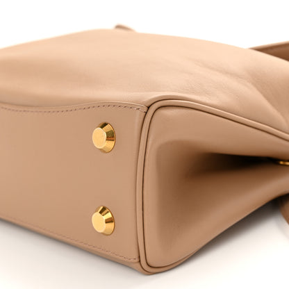 Balenciaga Natural Smooth Calfskin Mini Rodeo Top Handle Handbag Latte 10 of 10