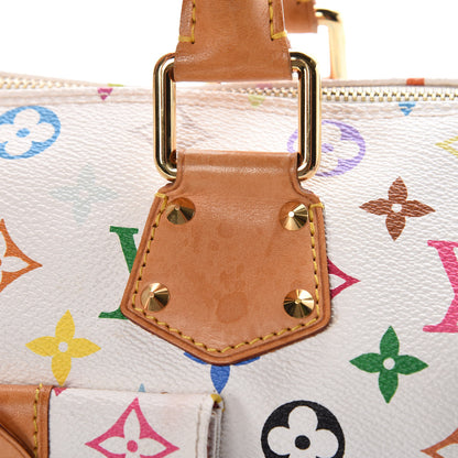 Louis Vuitton Monogram Multicolor Speedy 30 White 8 of 15