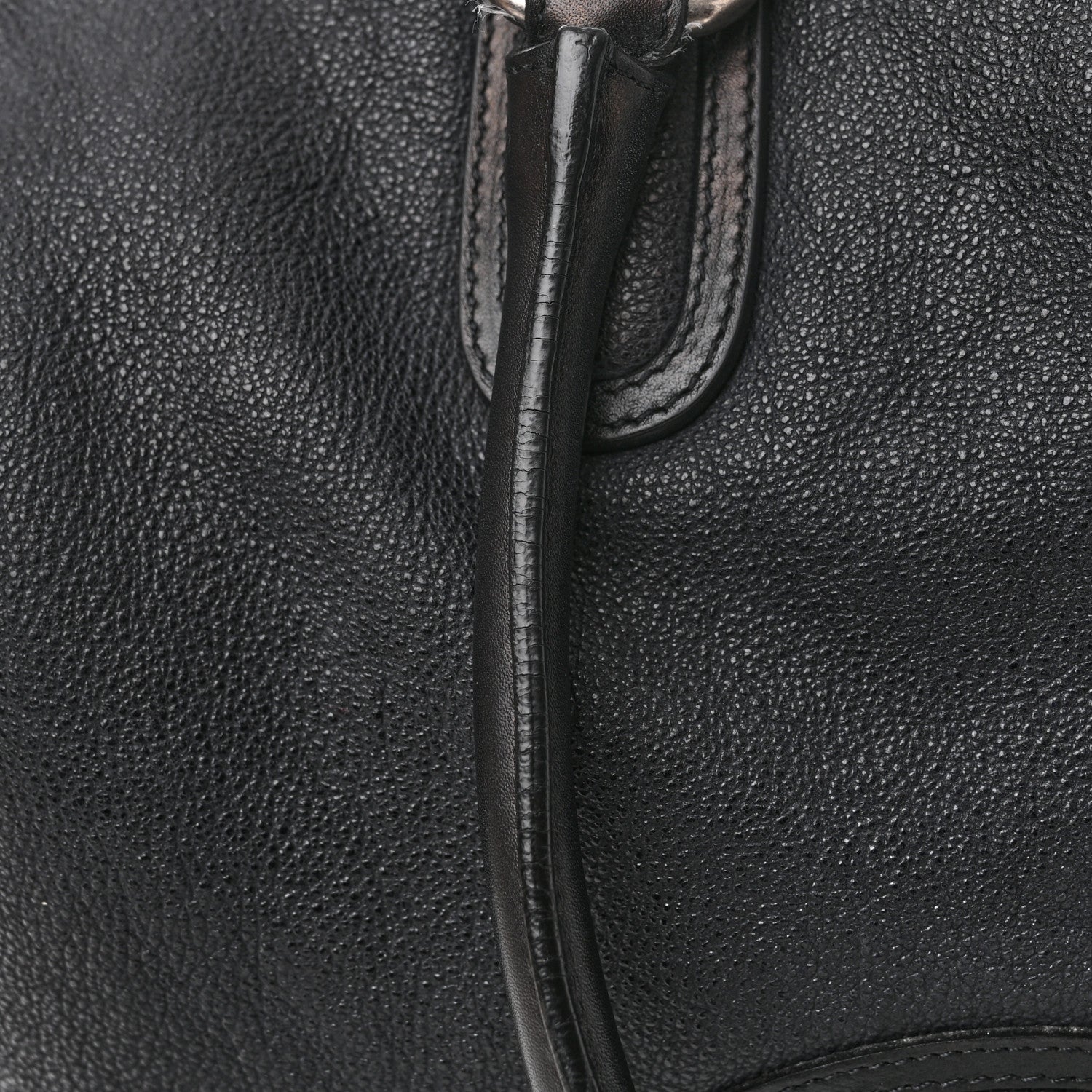 Chanel Washed Calfskin Drawstring Tote Black 19 of 22