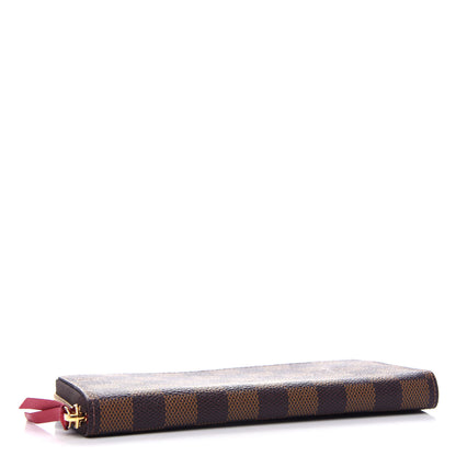Louis Vuitton Damier Ebene Clemence Wallet Cherry 4 of 7