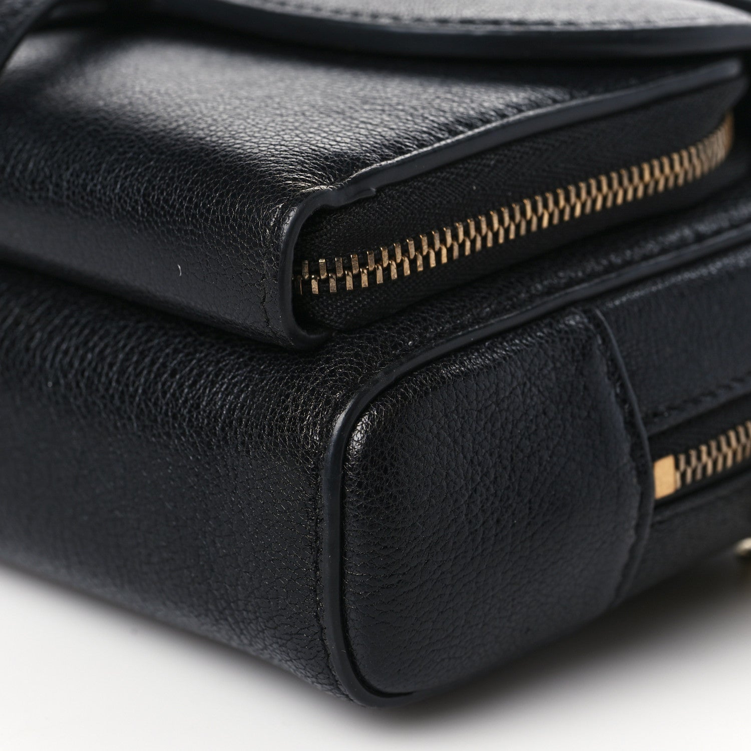 Christian Dior Goatskin Double Saddle Pouch Black 9 of 9