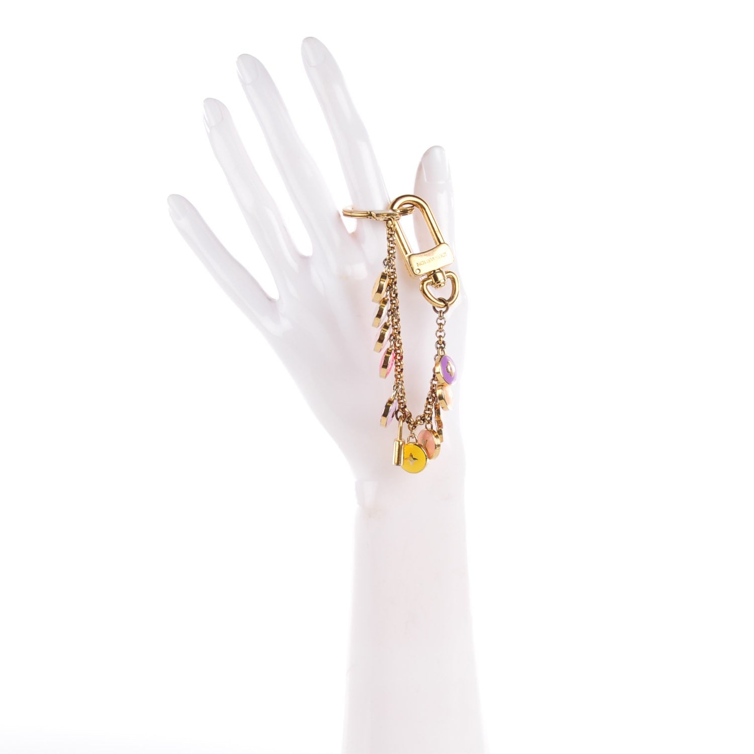Louis Vuitton Pastilles Key Chain Bag Charm Multicolor 2 of 5