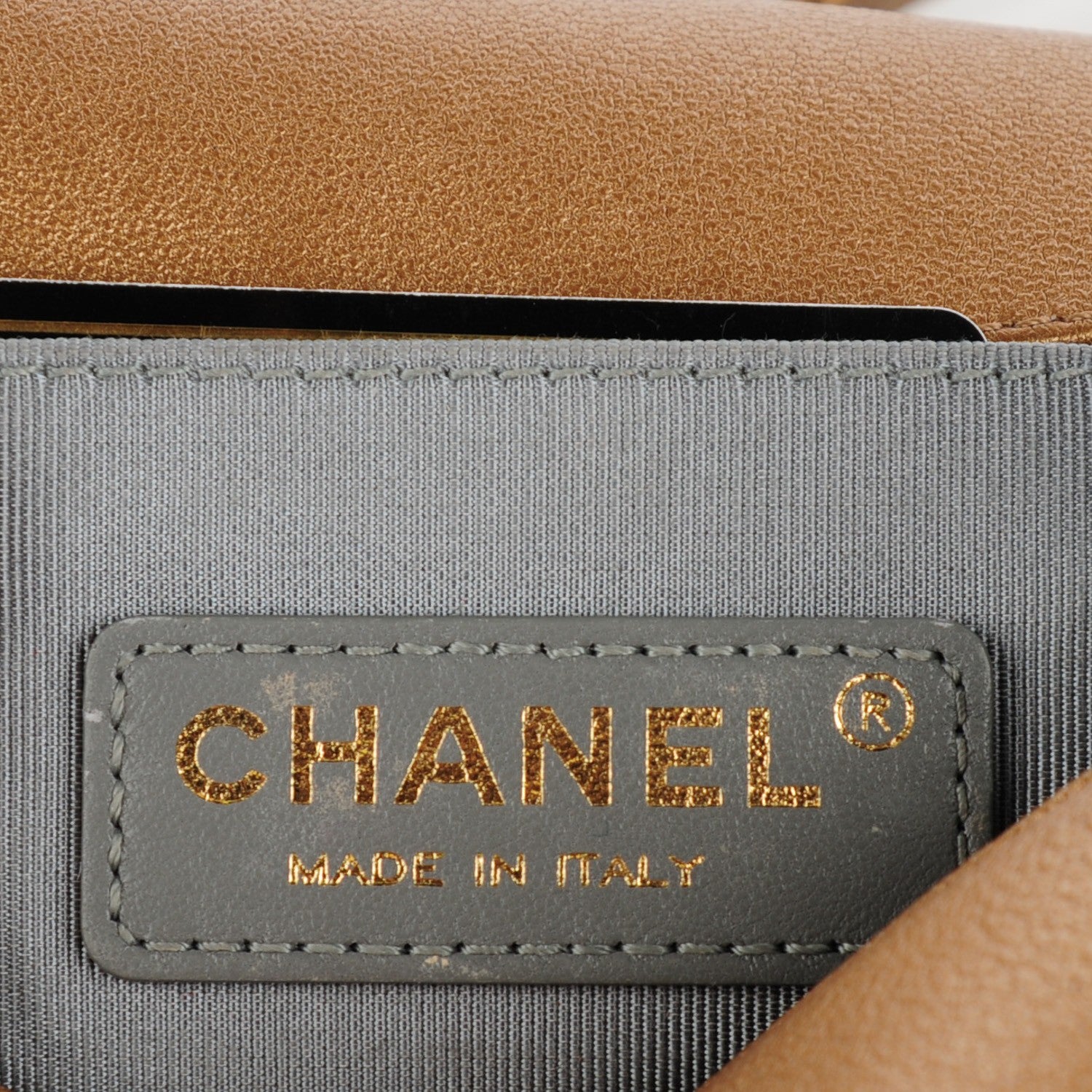 Chanel Metallic Lambskin Small Golden CC Boy Flap Gold 6 of 7