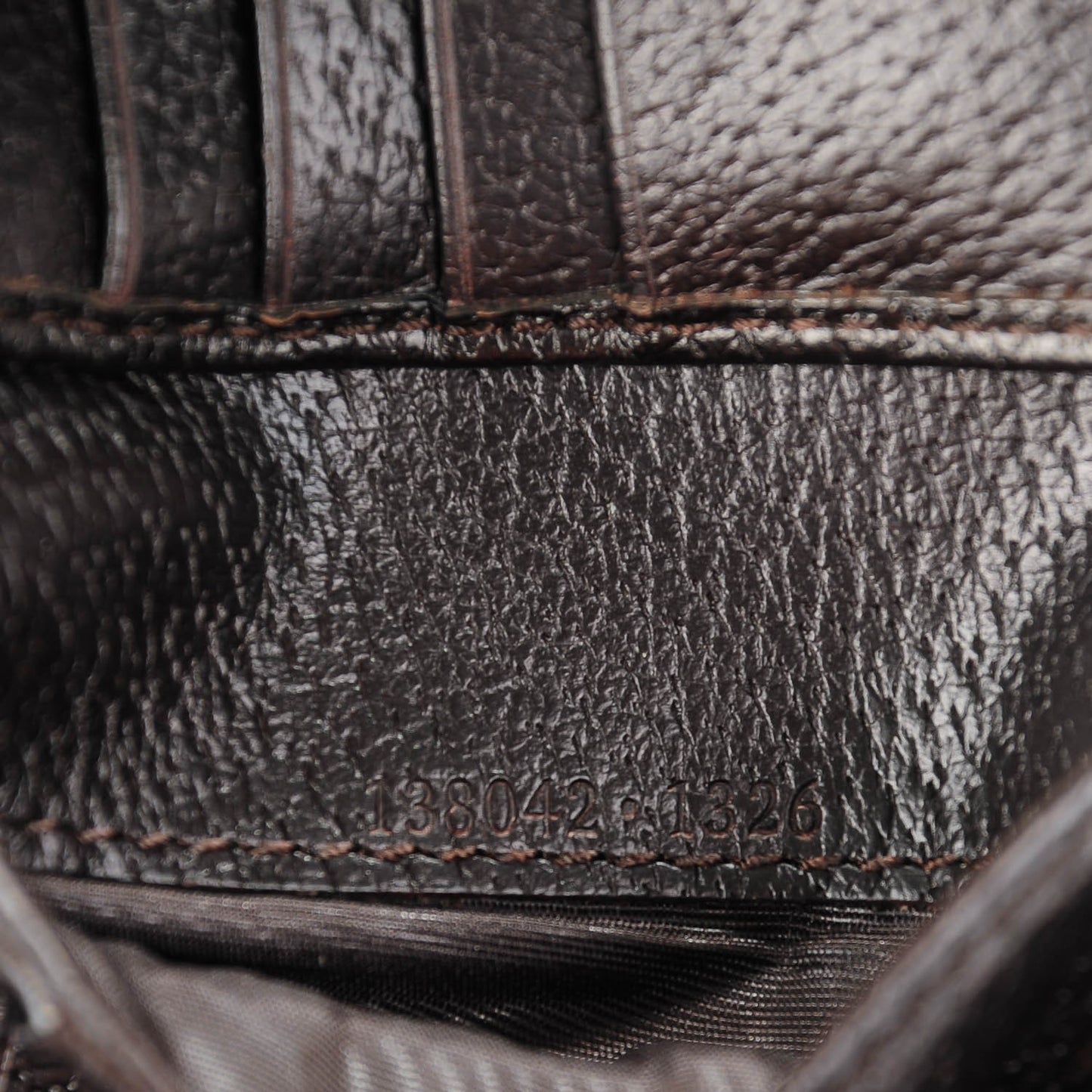 Monogram Bamboo French Wallet Dark Brown