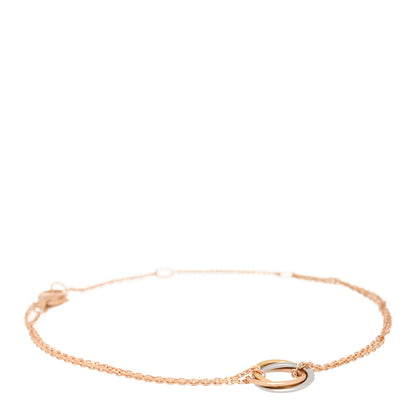 Cartier 18K Pink Yellow White Gold Trinity Bracelet 1 of 4