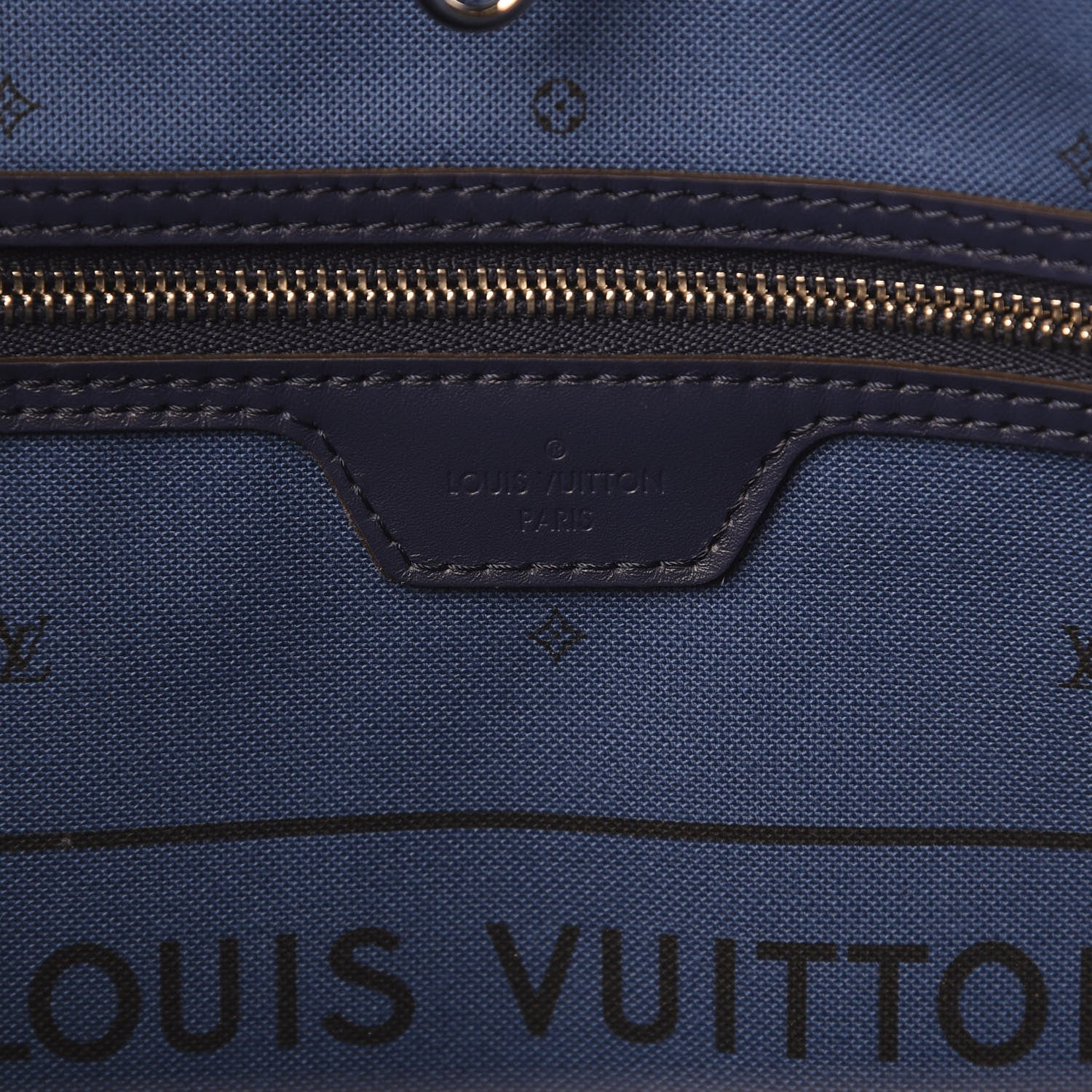 Louis Vuitton Monogram Escale Neverfull MM Blue 7 of 12