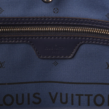 Louis Vuitton Monogram Escale Neverfull MM Blue 7 of 12