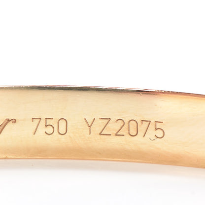 Cartier 18K Yellow Gold LOVE Cuff Bracelet 17 6 of 8