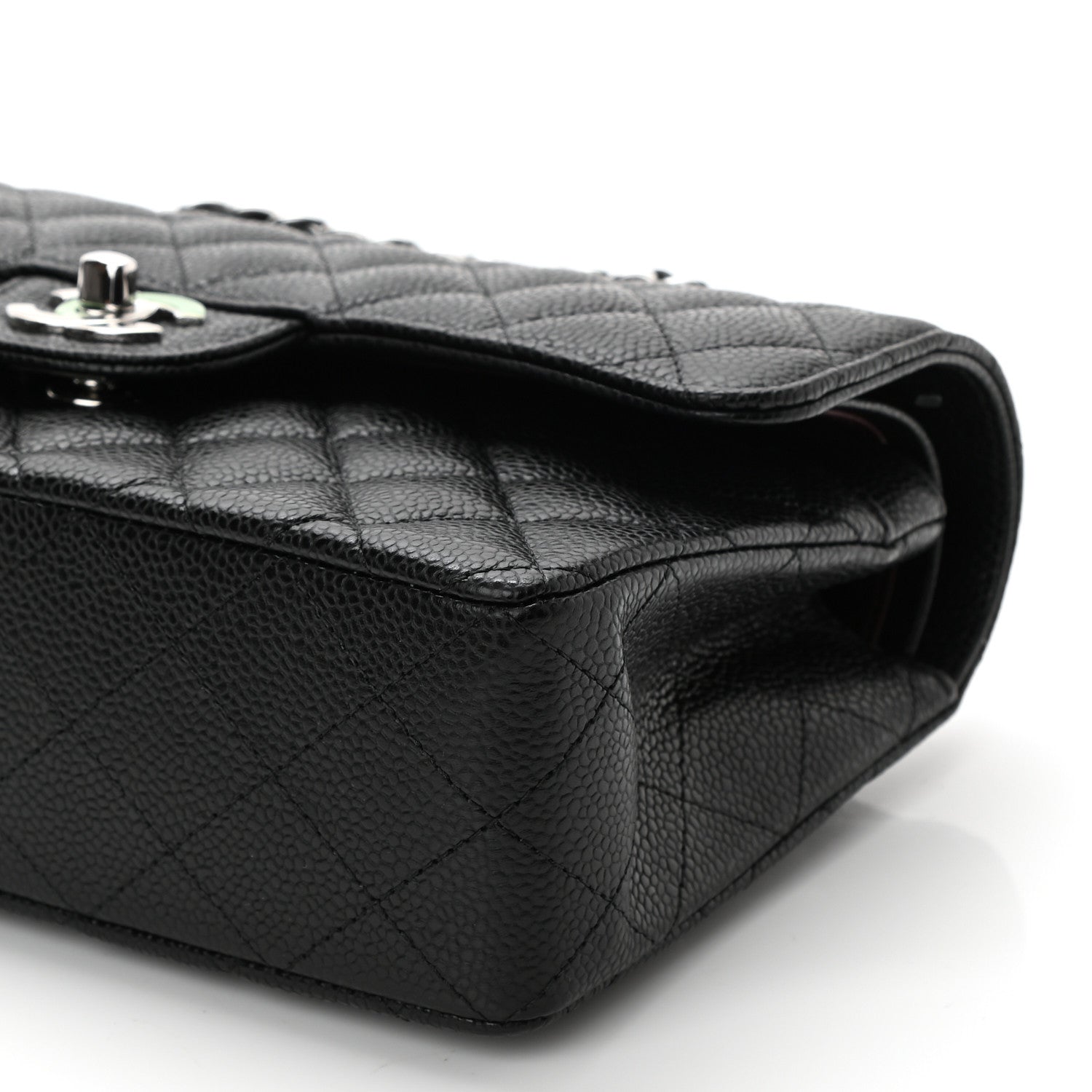Chanel Caviar Quilted Small Double Flap Black 9 of 10