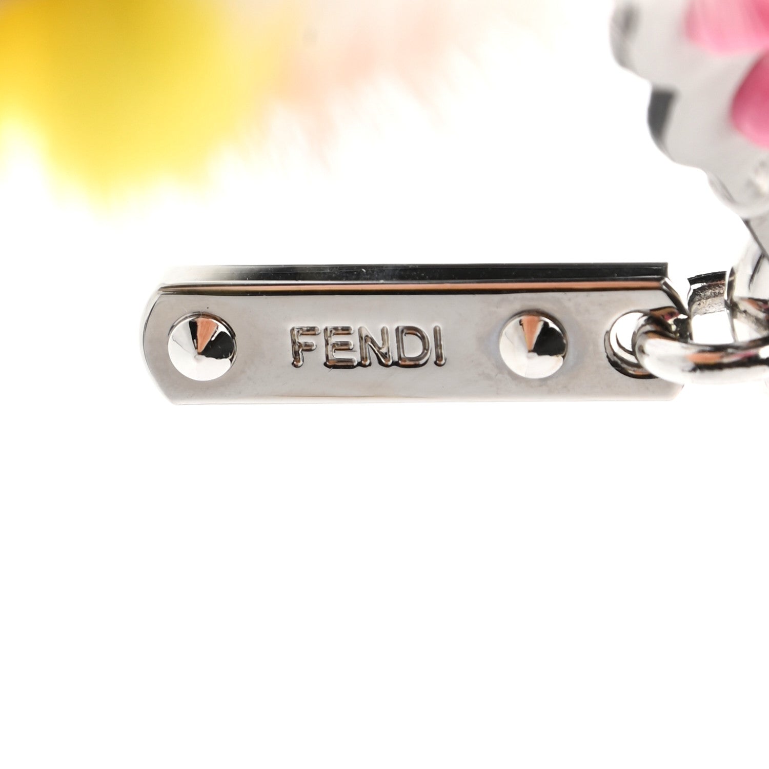 Fendi Mink Fur Calfskin Fun Fair Bag Charm Multicolor 3 of 4
