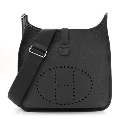 Hermes Taurillon Clemence Evelyne III GM Gris Misty 1 of 11