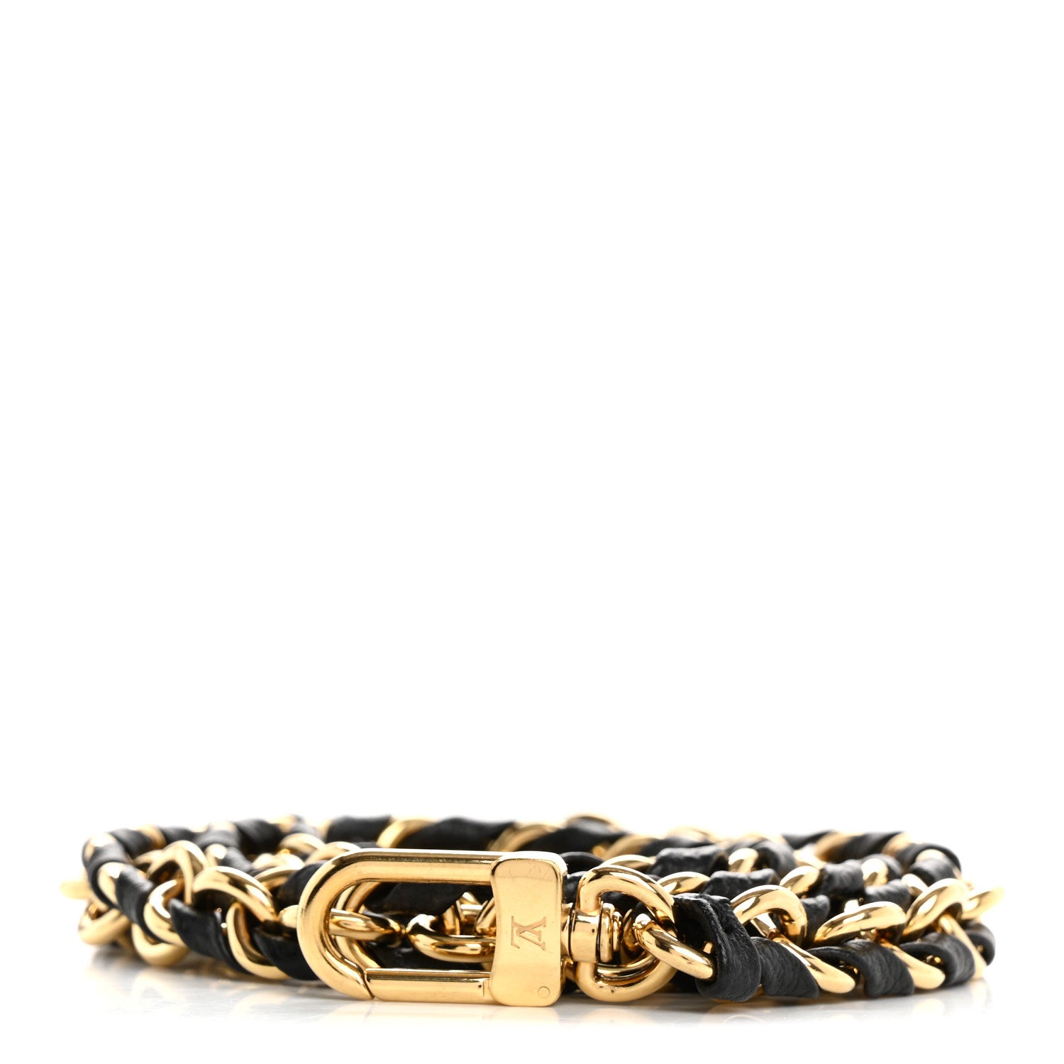 Louis Vuitton Calfskin Multi Pochette Chain Shoulder Strap Black Gold 1 of 3