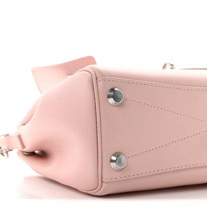 Balenciaga Smooth Calfskin Mini Bel Air Carry All Bag Suede Pink 7 of 8