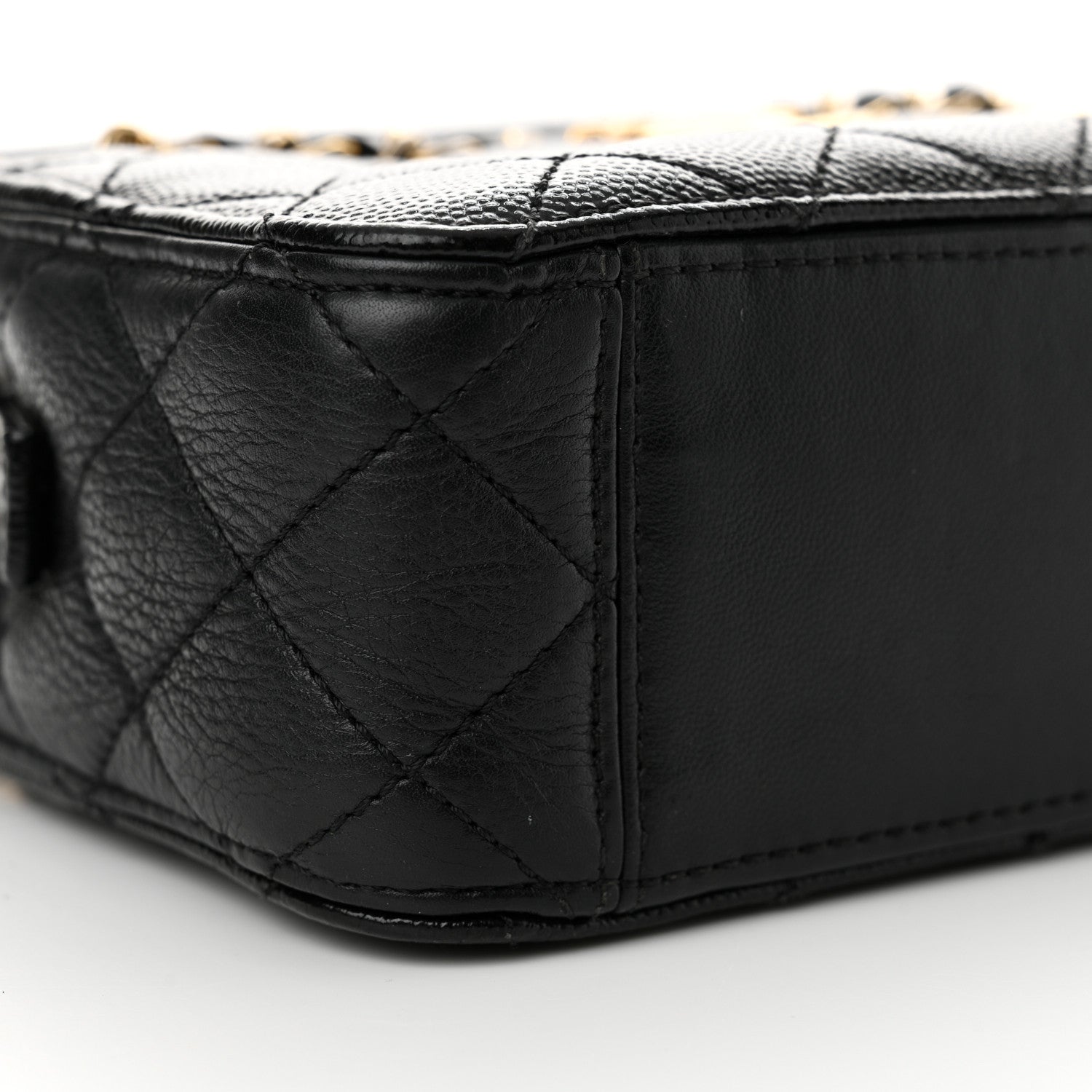 Chanel Shiny Caviar Quilted Small In & Out Camera Case Black 11 of 12