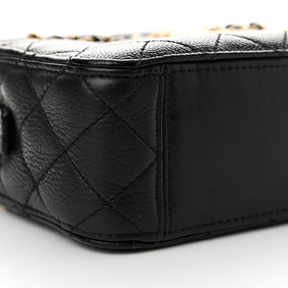 Chanel Shiny Caviar Quilted Small In & Out Camera Case Black 11 of 12