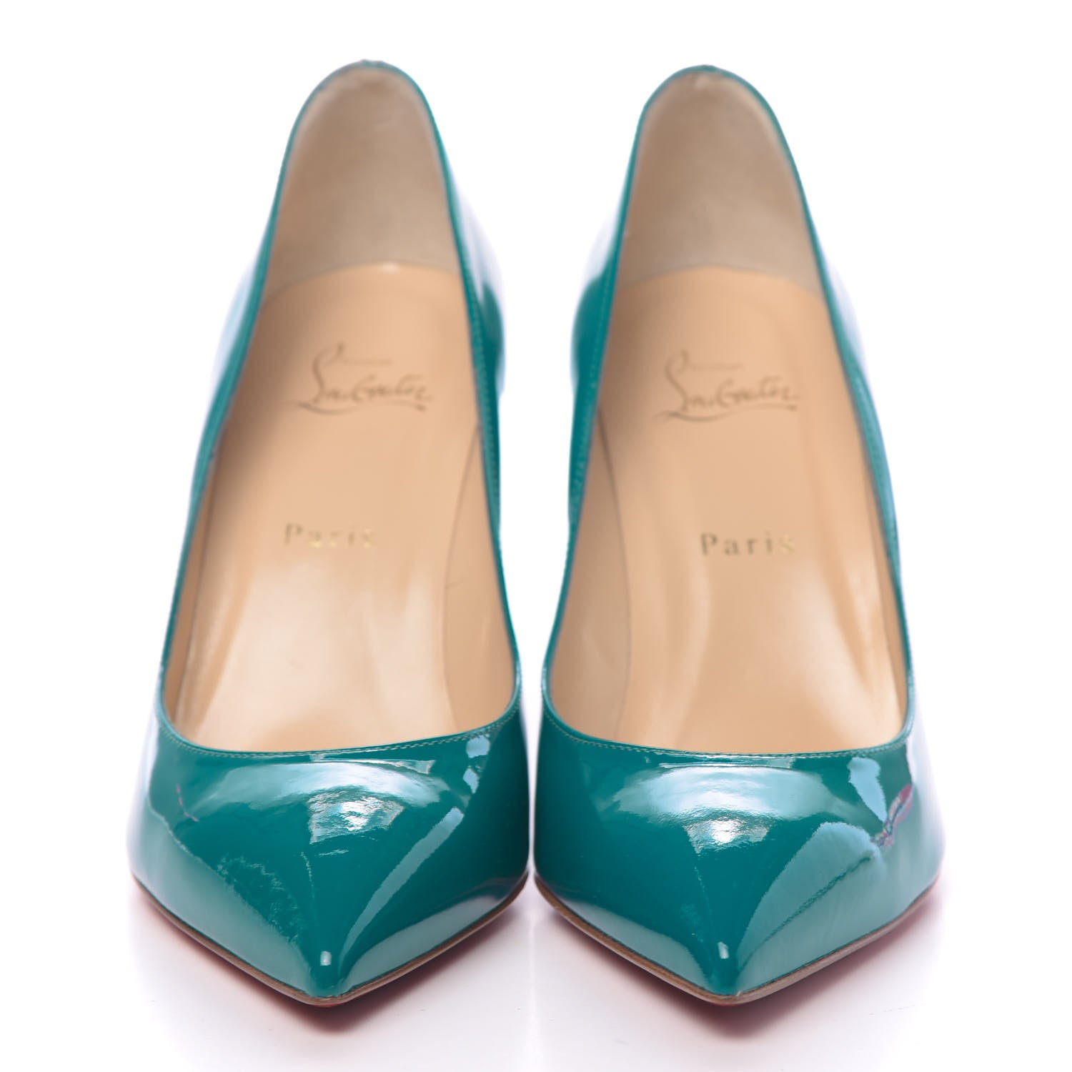 Christian Louboutin Patent Piou Piou 85 Pumps 40 Riviera 2 of 8