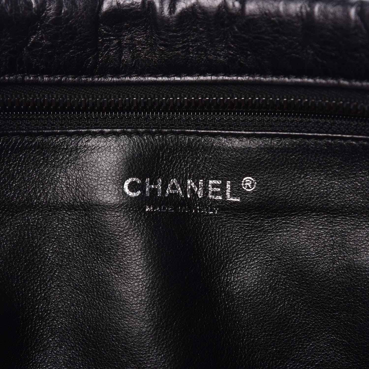 Chanel Metallic Aged Calfskin Quilted Large Reissue Camera Case Silver 6 of 10