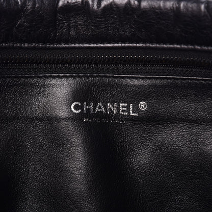 Chanel Metallic Aged Calfskin Quilted Large Reissue Camera Case Silver 6 of 10