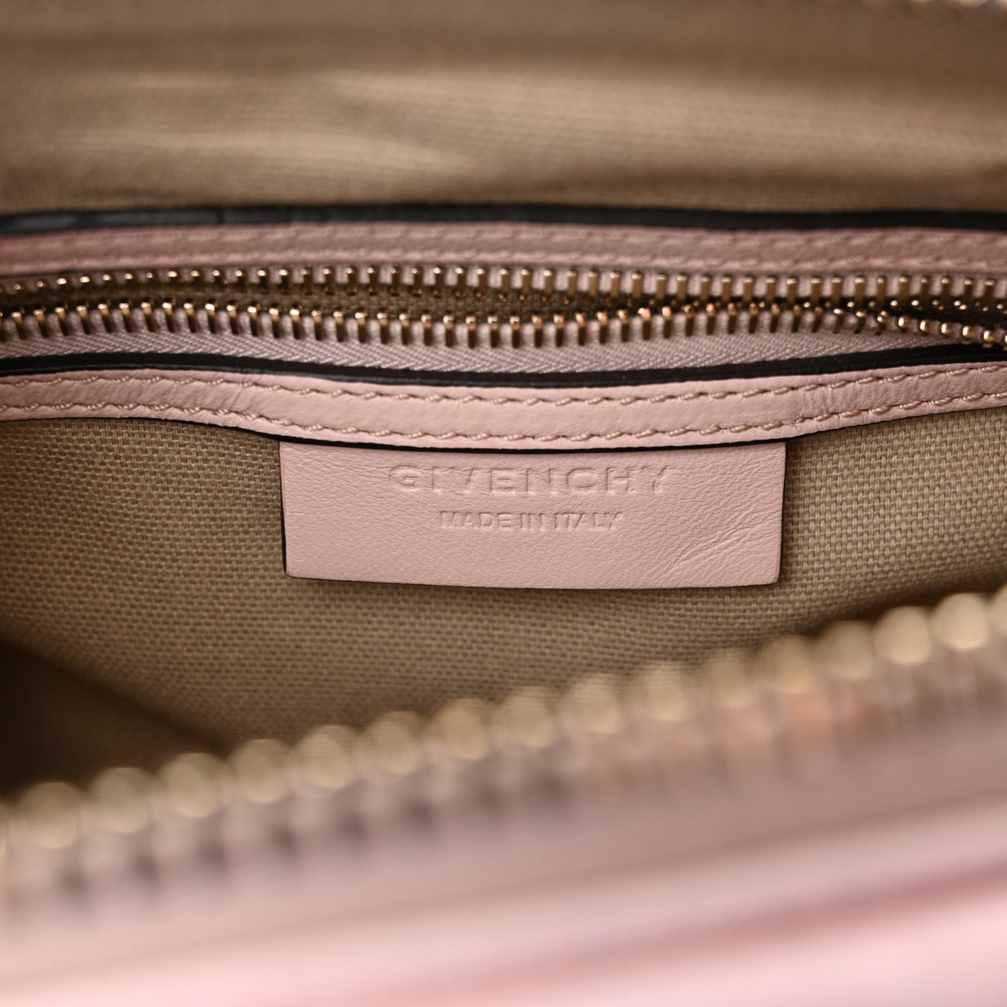 Calfskin Crocodile Embossed Mini Antigona Pink