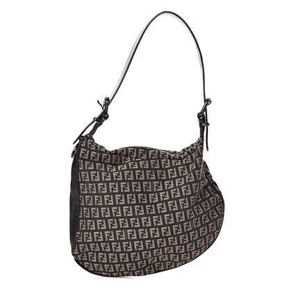 Fendi Zucchino Vitello Oyster Testa di Moro Beige 1 of 8