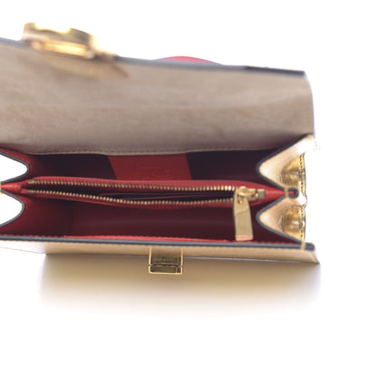 Christian Louboutin Metallic Calfskin Mini Elisa Shoulder Bag Gold 5 of 12