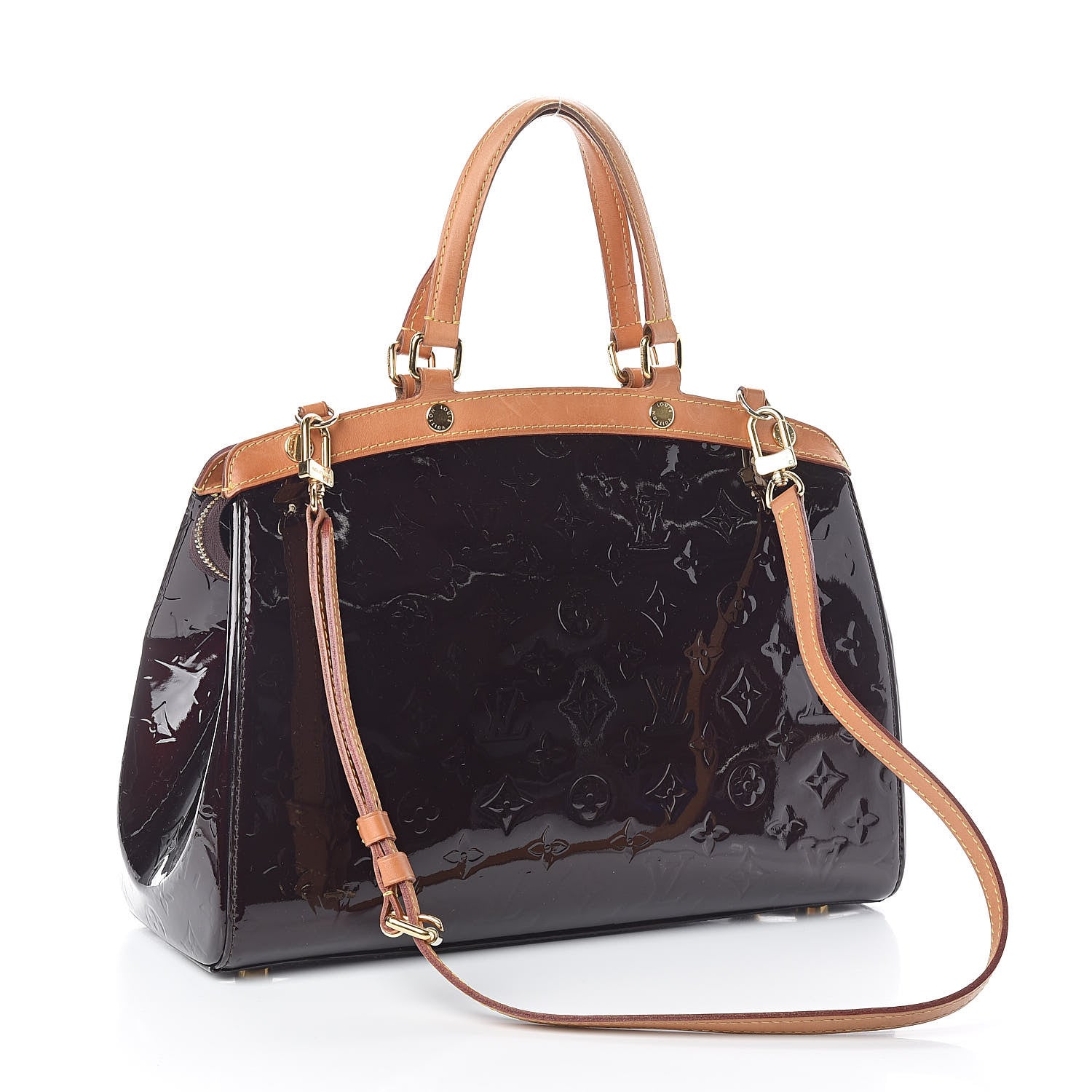 Louis Vuitton Vernis Brea MM Amarante 3 of 11