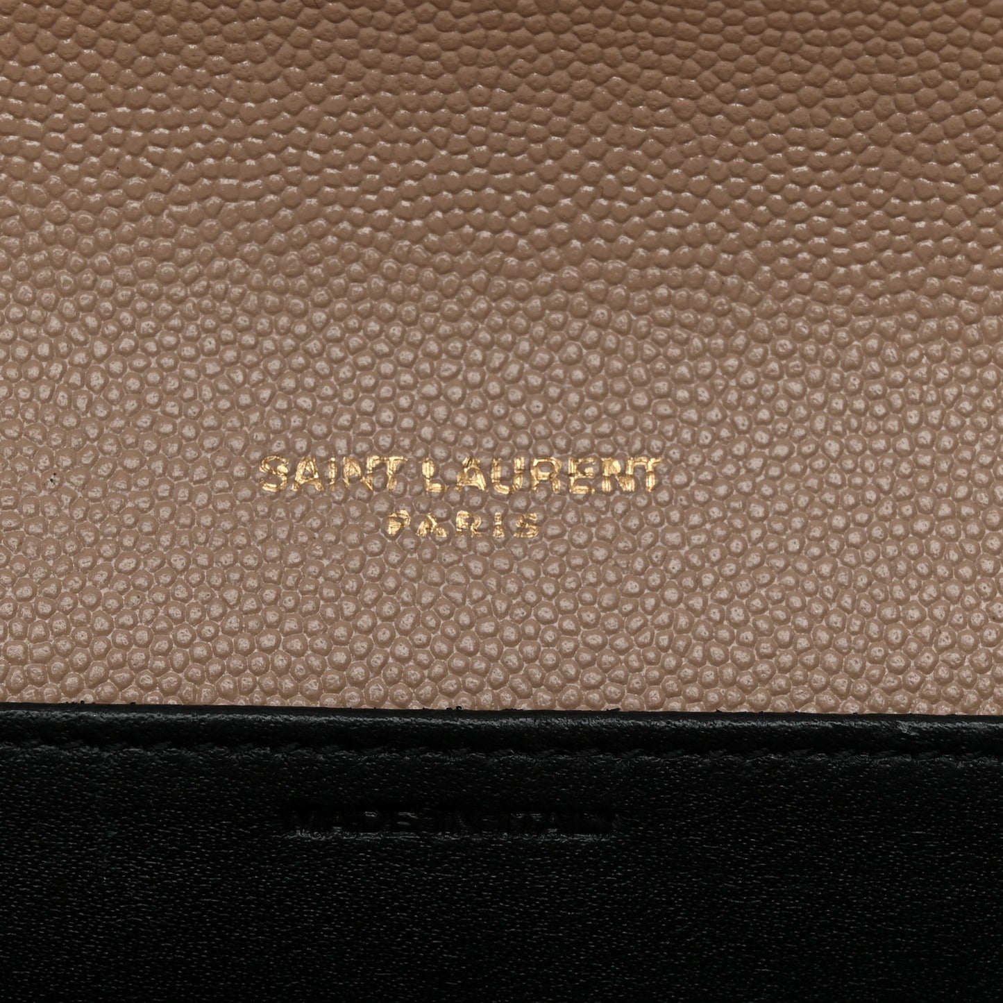 Grain De Poudre Monogram Uptown Chain Wallet Dark Beige