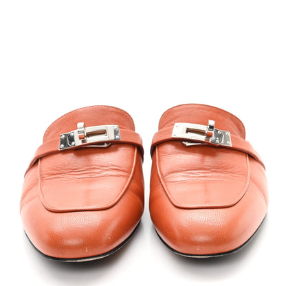 Hermes Heritage Calfskin Oz Mules 38 naturel 3 of 9