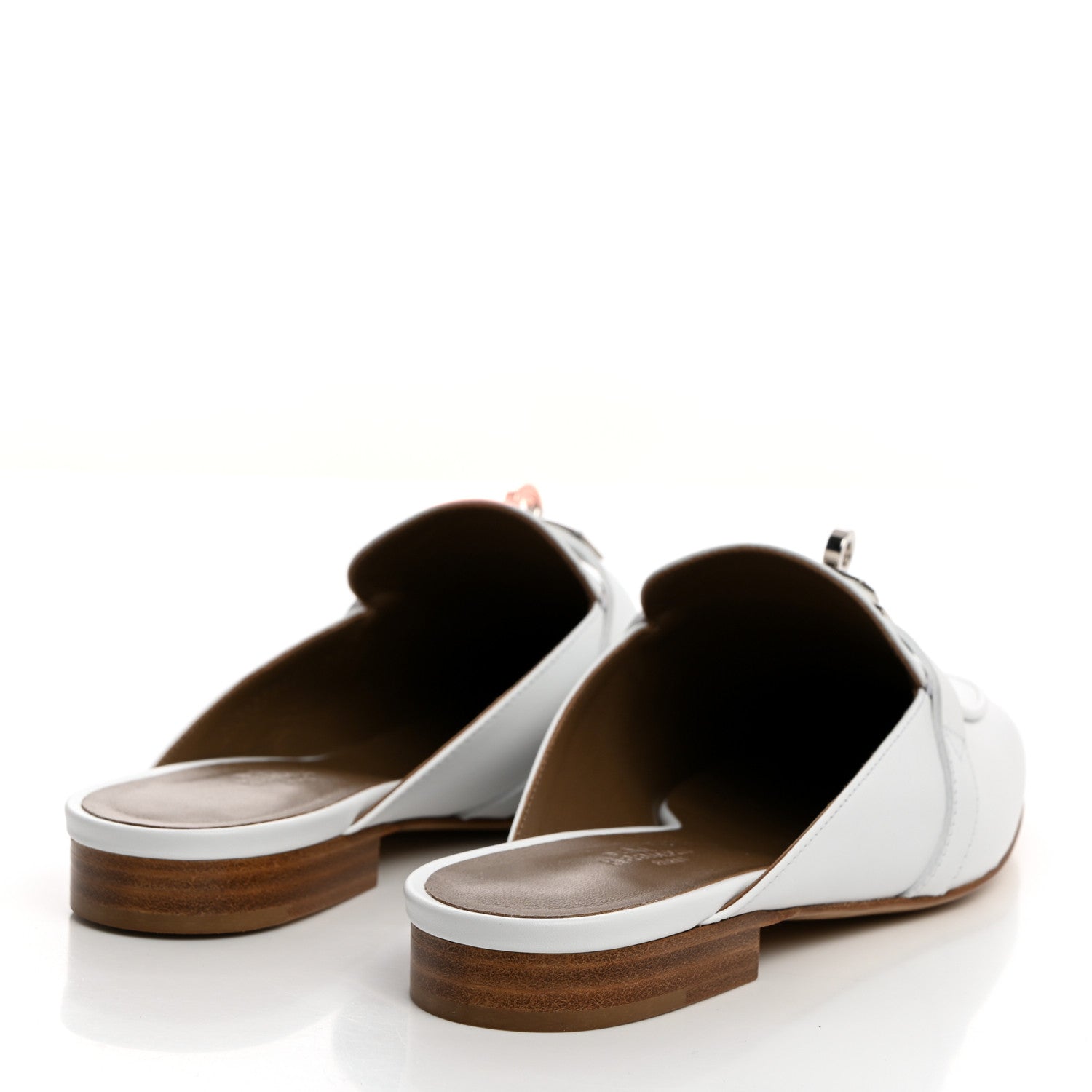 Hermes Calfskin Oz Mules 36.5 White 4 of 9