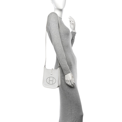Hermes Epsom Evelyne TPM White 2 of 14