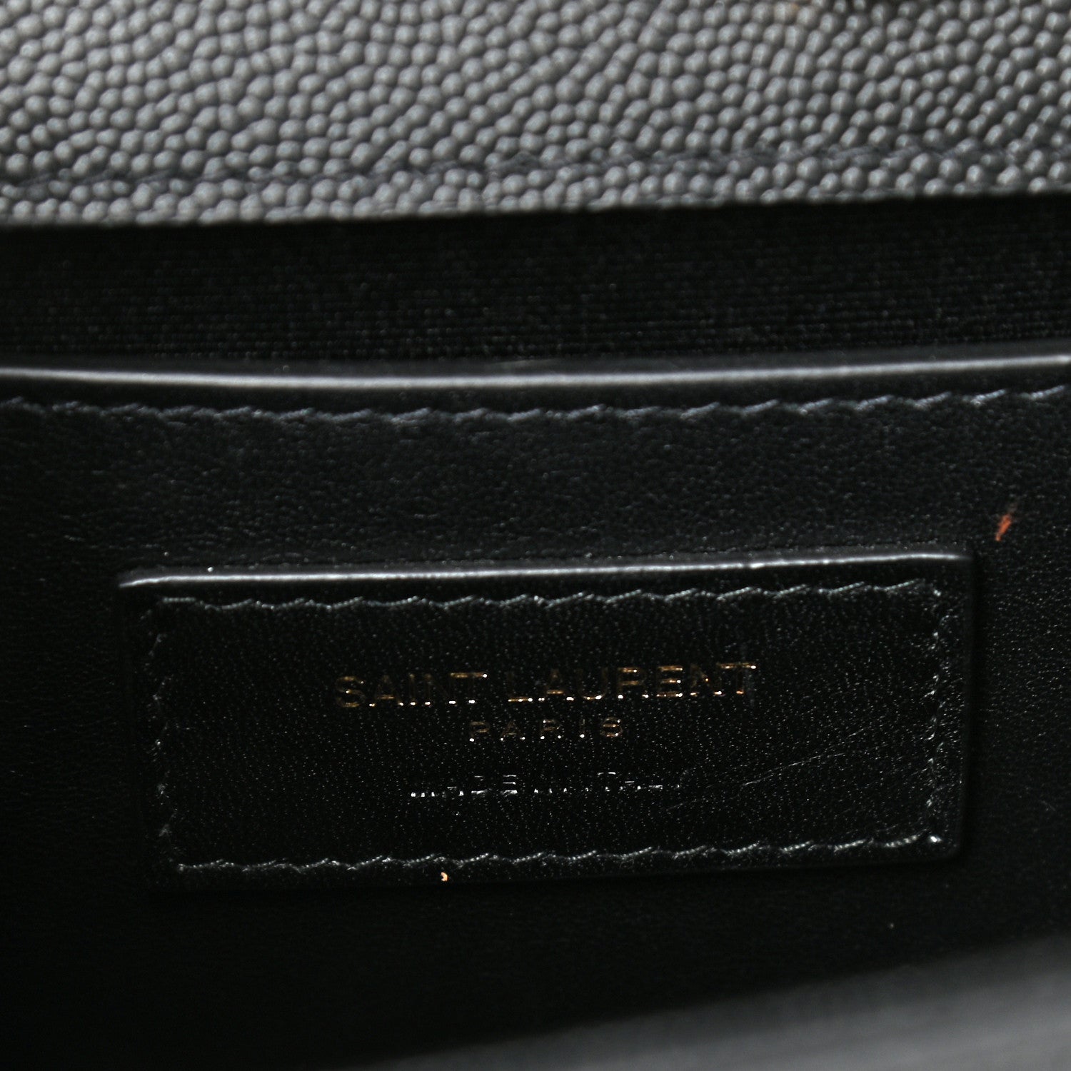 Saint Laurent Grain De Poudre Medium Classic Monogram Kate Satchel Black 5 of 7