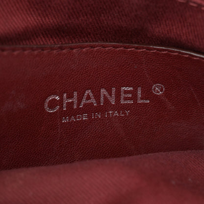 Chanel Patent Quilted Medium Just Mademoiselle Bowling Bag Red 7 of 14